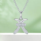 Pisces Constellation Necklace – Moissanite Celestial Pendant